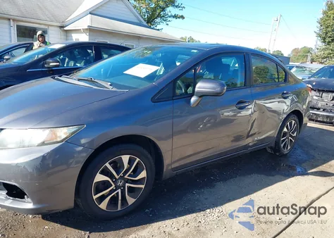 2014 Honda Civic Ex from USA, damaged, VIN 19XFB2F80EE086079